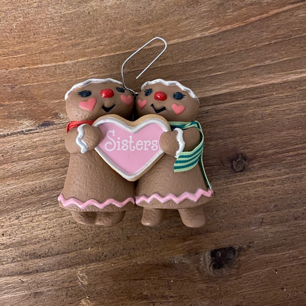Hallmark Sweet Sisters Gingerbread Holiday Keepsake Ornament